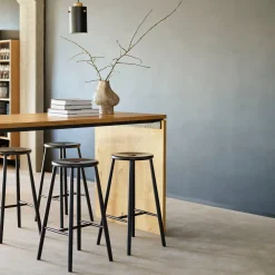 Barstole-Børge Mogensen J27B - Barstol - Bøg - Jet Black