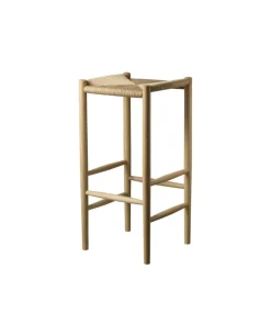 Barstole-Jørgen Bækmark J164B - Barstol firkantet - Eg