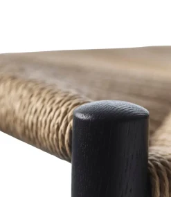 Barstole-Jørgen Bækmark J164B - Barstol firkantet - Eg - Jet Black