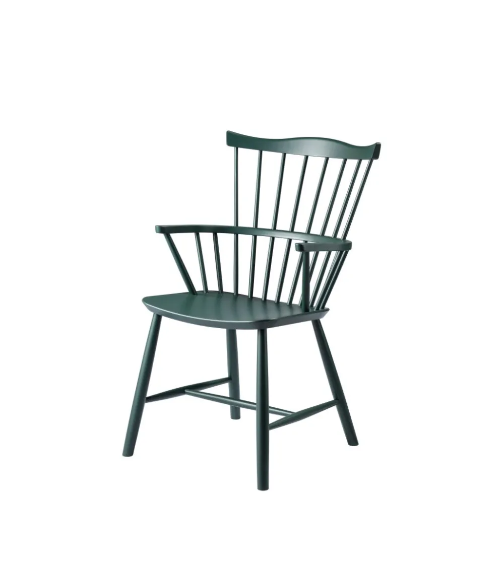 Spisebordsstole-Børge Mogensen J52B - Stol - Bøg - Black Green