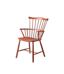 Spisebordsstole-Børge Mogensen J52B - Stol - Bøg - Brick Red