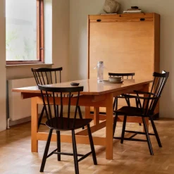 Spisebordsstole-Børge Mogensen J52B - Stol - Bøg - Jet Black