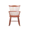 Lænestole-Børge Mogensen J52G - Gyngestol - Bøg - Brick Red