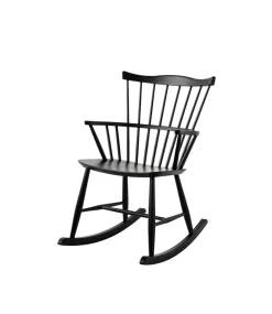 Lænestole-Børge Mogensen J52G - Gyngestol - Bøg - Jet Black