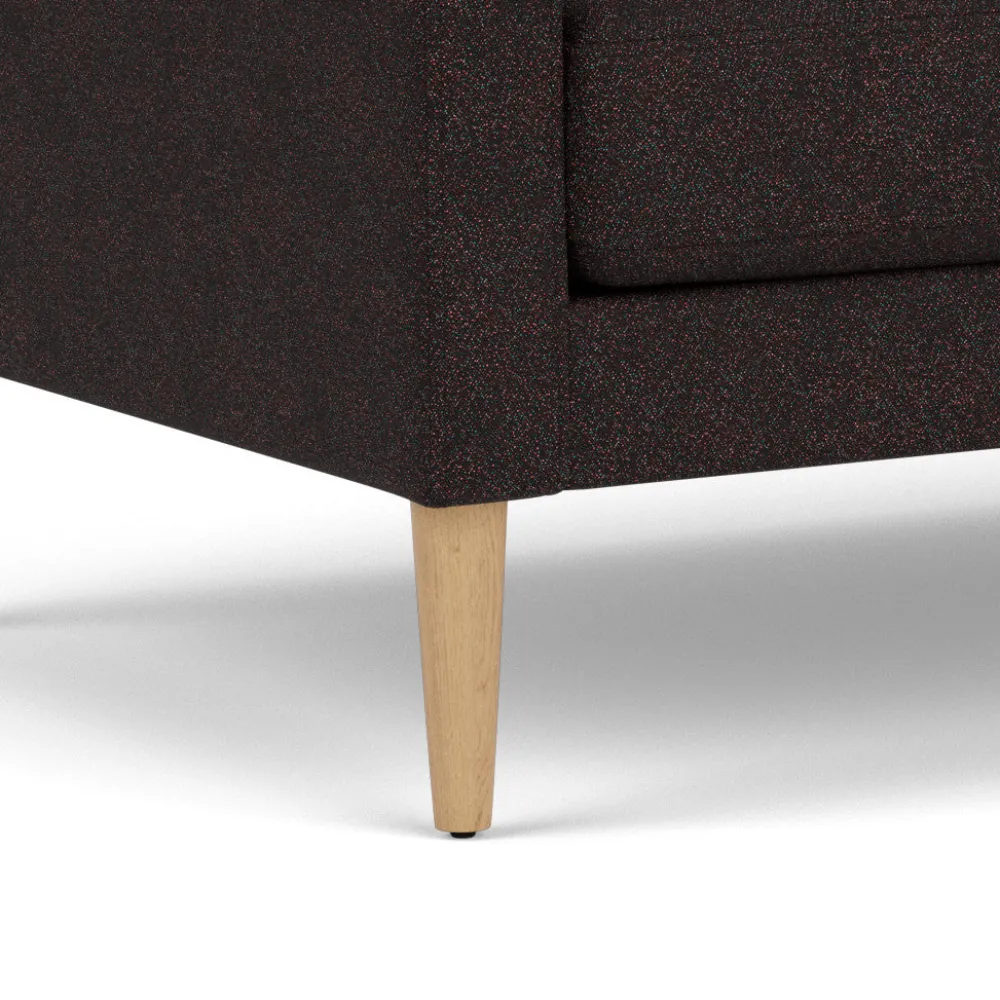 2,5 Personers Sofa-Unit10 L42 Firhøj - 2,5 pers. sofa - Eg - Black-Brown