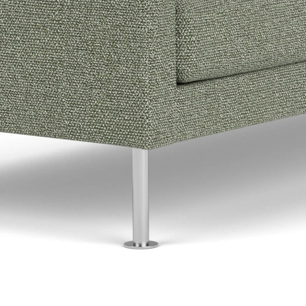 3 Personers Sofa-Unit10 L42 Firhøj - 3 pers. sofa - Stål - Green-Melange