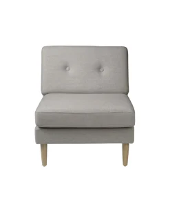 Modulsofaer-Unit10 L42 Firhøj - Midtermodul 70 - Eg - Grey Beige