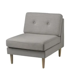 Modulsofaer-Unit10 L42 Firhøj - Midtermodul 70 - Eg - Grey Beige