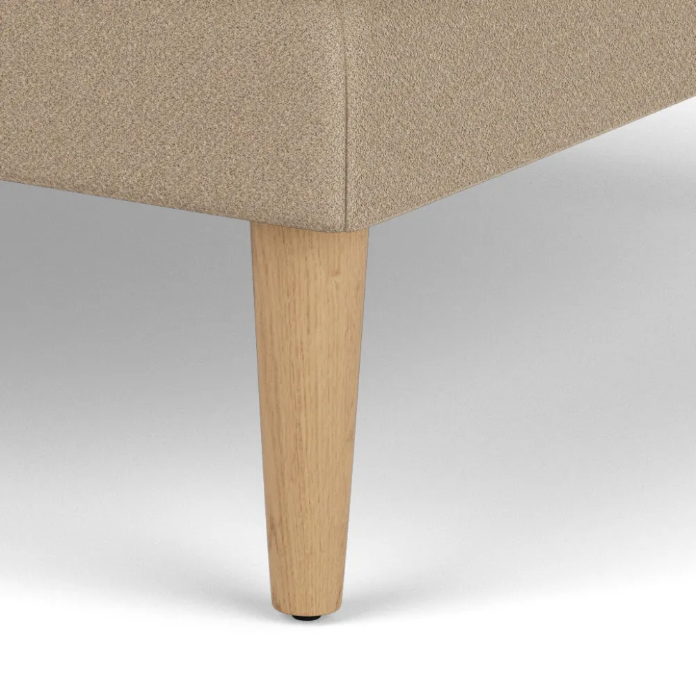 3 Personers Sofa|2,5 Personers Sofa-Unit10 L42 Firhøj - Puf - Eg - Beige (61252)