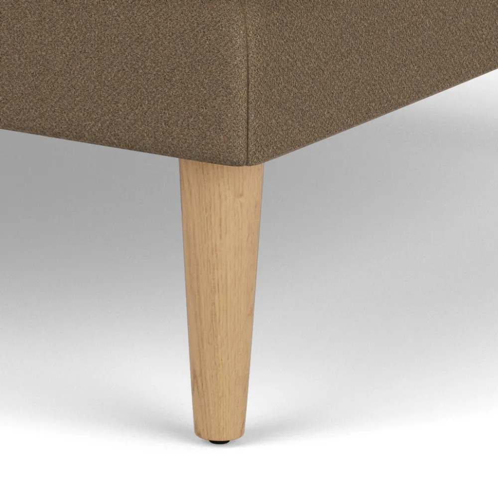 3 Personers Sofa|2,5 Personers Sofa-Unit10 L42 Firhøj - Puf - Eg - Taupe (61230)