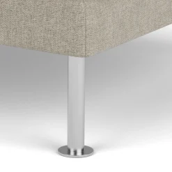 3 Personers Sofa|2,5 Personers Sofa-Unit10 L42 Firhøj - Puf - Stål - Light Grey (30)