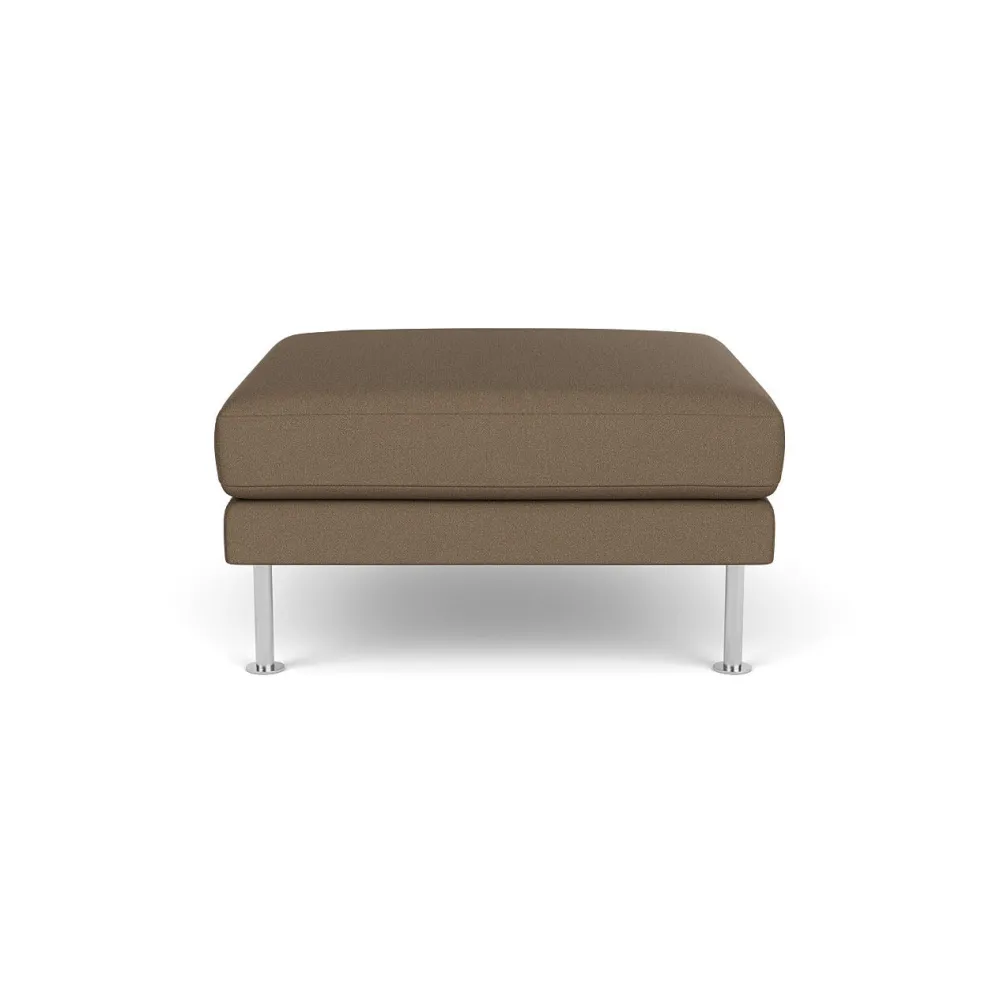 3 Personers Sofa|2,5 Personers Sofa-Unit10 L42 Firhøj - Puf - Stål - Taupe (61230)