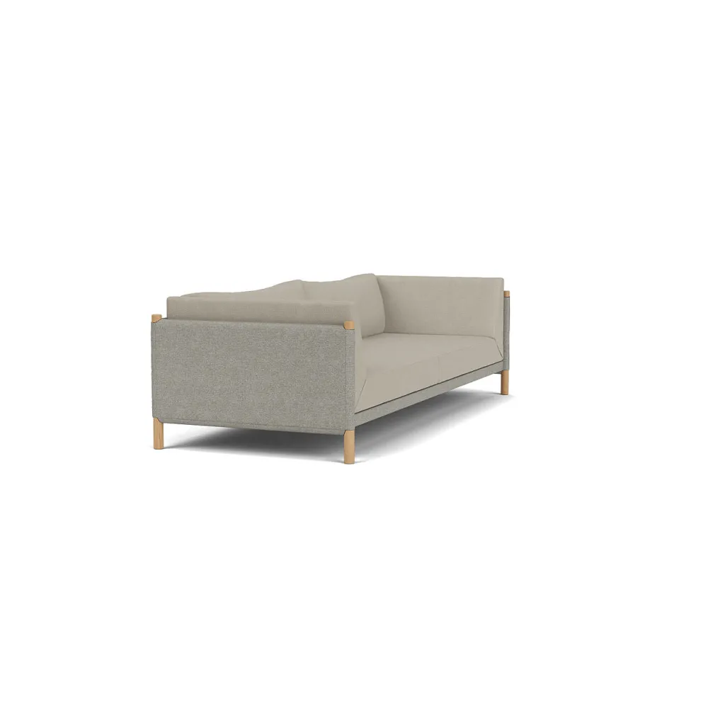 3 Personers Sofa-Karnov & Mahler L48 Moesgaard - 3 pers. sofa - Light Beige/White