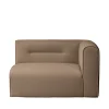 Modulsofaer-Laura Bilde L44 Mols - Højre modul - Taupe