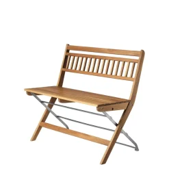 Havebænke-Thomas E. Alken M24 Lilleø - Altanbænk - Stål - Teak