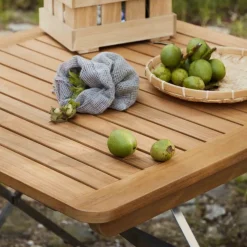 Haveborde-Thomas E. Alken M26 Lilleø - Altanbord - Stål - Teak