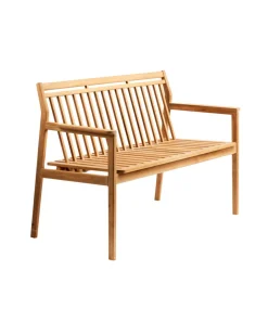 Havebænke-Thomas E. Alken M12 Sammen - 2 pers. havebænk med ryglæn - Teak