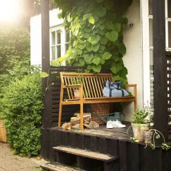 Havebænke-Thomas E. Alken M12 Sammen - 2 pers. havebænk med ryglæn - Teak