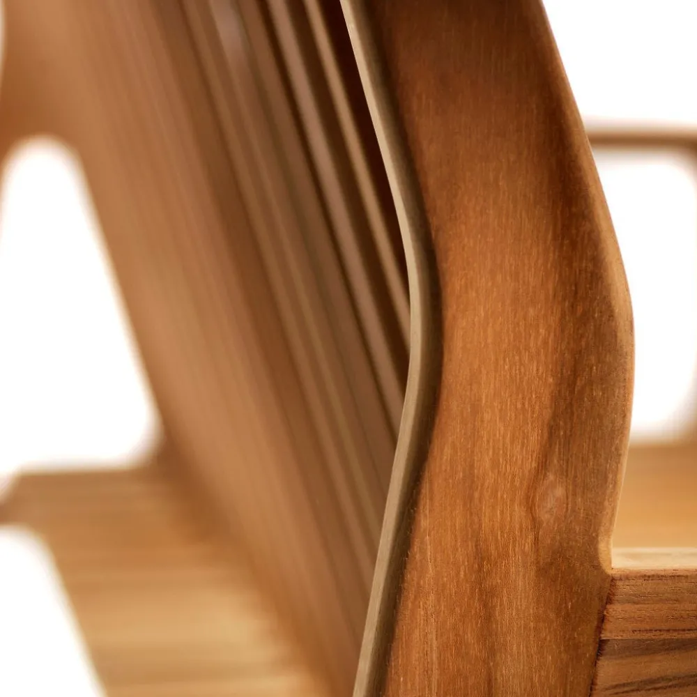 Havebænke-Thomas E. Alken M11 Sammen - 3 pers. havebænk med ryglæn - Teak