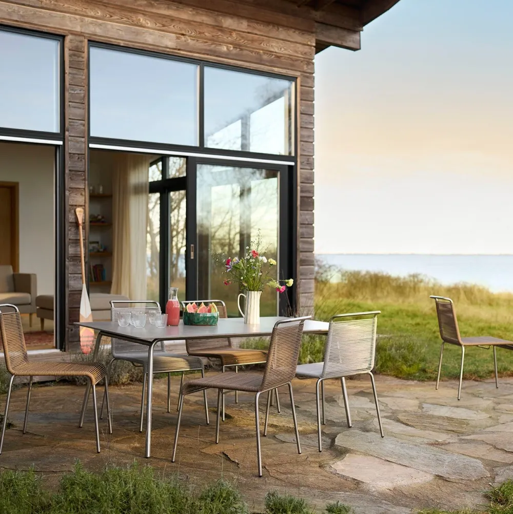 Haveborde-Salto & Sigsgaard M21 Teglgaard - Havebord - Stone - 90 x 180 cm