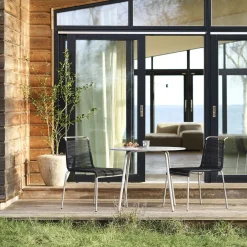 Haveborde-Salto & Sigsgaard M21 Teglgaard - Havebord - Stone - Ø 90 cm