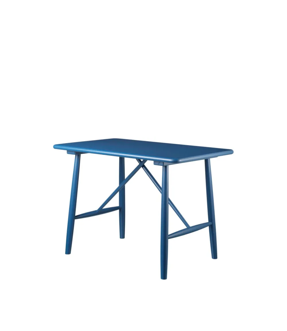 Børnemøbler-Børge Mogensen P10 - Børnebord - Bøg - Blå