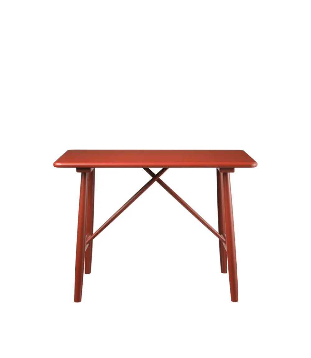 Børnemøbler-Børge Mogensen P10 - Børnebord - Bøg - Rød