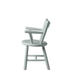 Børnemøbler-Børge Mogensen P9 - Børnestol - Bøg - Blue Grey