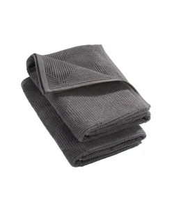 Håndklæder-Gitte Lægård R33 Kirkeby - Badehåndklæde - Granite Gray - 2 stk