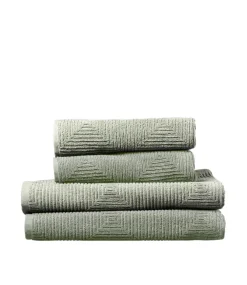 Håndklæder-Gitte Lægård R33 Kirkeby - Håndklædepakke - Sea Spray - 4 stk