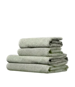 Håndklæder-Gitte Lægård R33 Kirkeby - Håndklædepakke - Sea Spray - 4 stk