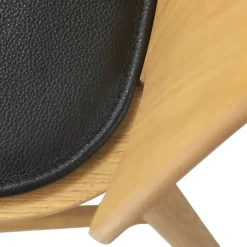 Hynder-FDB Møbler R5 Nøje - Hynde - Læder - Cognac - J67