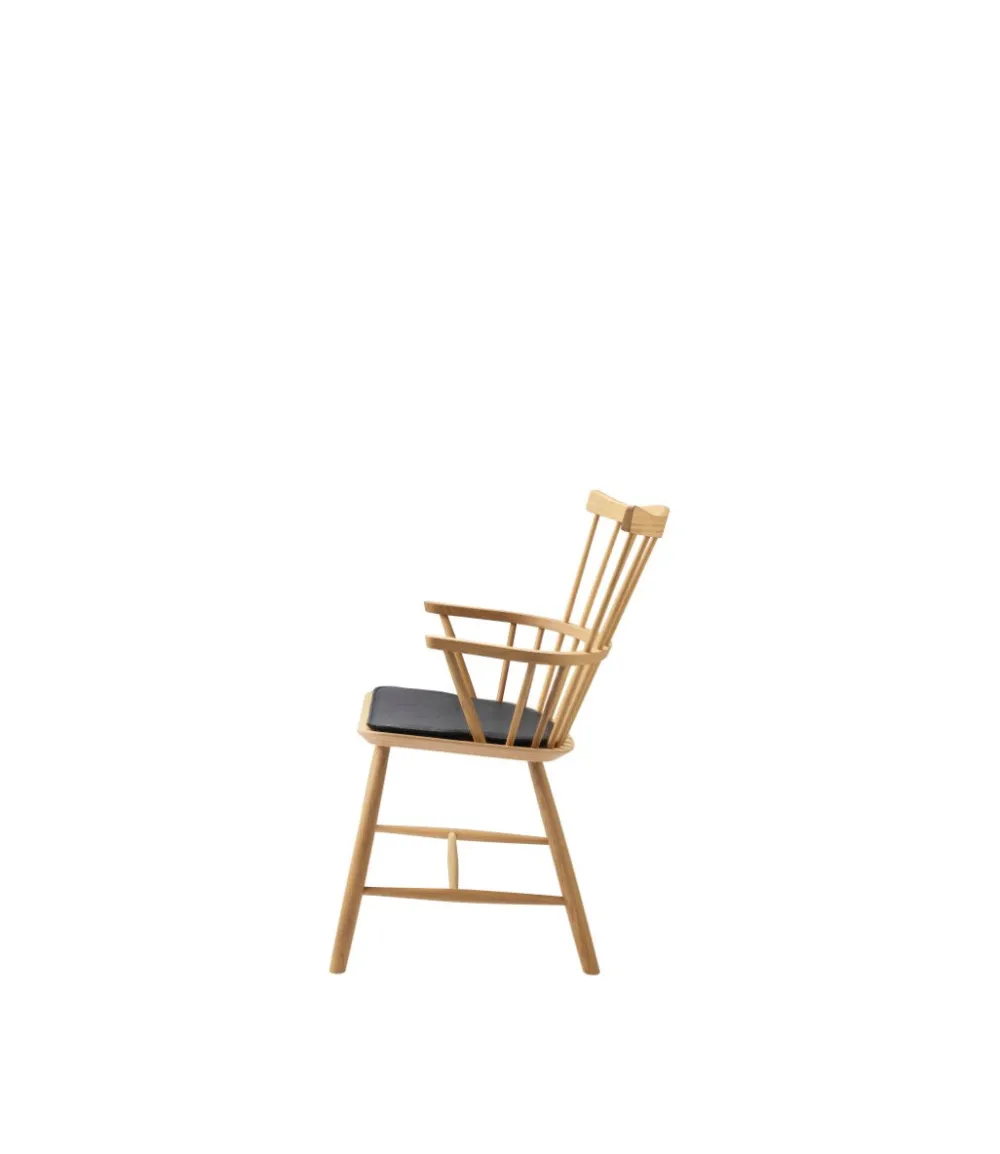 Hynder-FDB Møbler R5 Nøje - Hynde - Læder - Sort - J52B/J52G