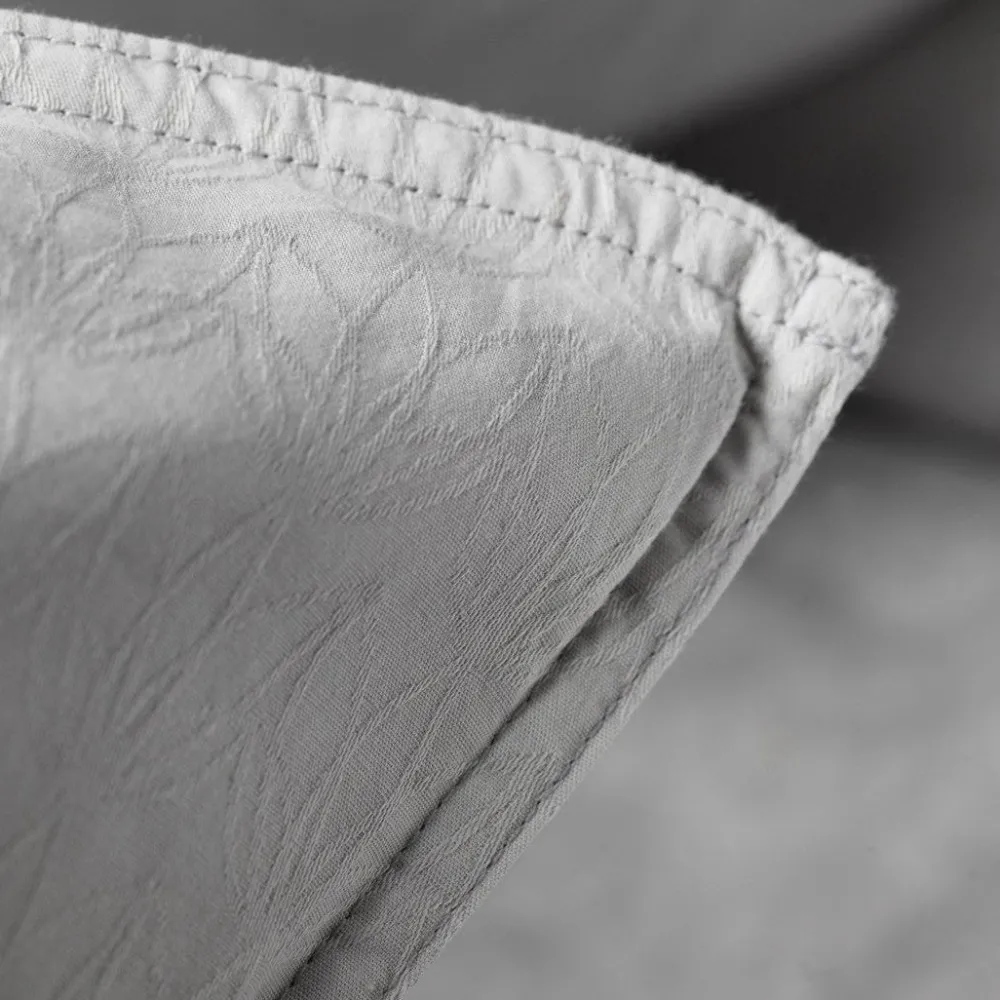 Soveværelse|Sengetøj-Kasper Salto R34 Tulipan - Sengesæt - Lysegrå - 140 x 220 jmg