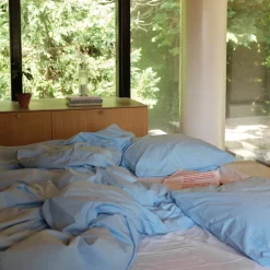 Sengetøj|Soveværelse-FDB Møbler R39 Vindeby - Sengesæt - Sky Blue - 140 x 200 cm