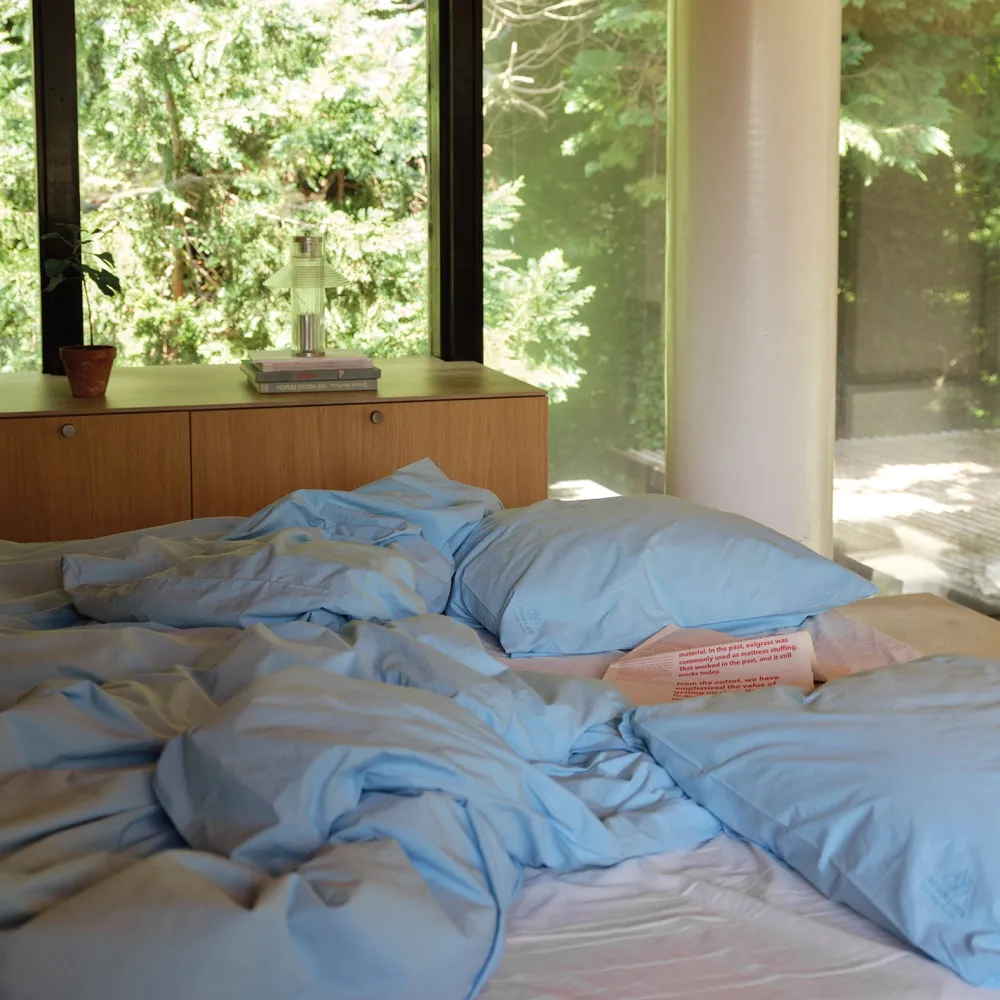 Soveværelse|Sengetøj-FDB Møbler R39 Vindeby - Sengesæt - Sky Blue - 140 x 220 cm