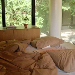 Soveværelse|Sengetøj-FDB Møbler R39 Vindeby - Sengesæt - Taupe - 140 x 220 cm