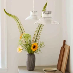 Vaser-FDB Møbler S8 Lupin - Vase - Warm Grey - 22 cm