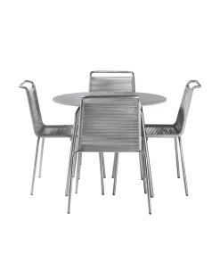 Havemøbelsæt-Salto & Sigsgaard Teglgaard - Lille Havesæt - Ø90/Grå