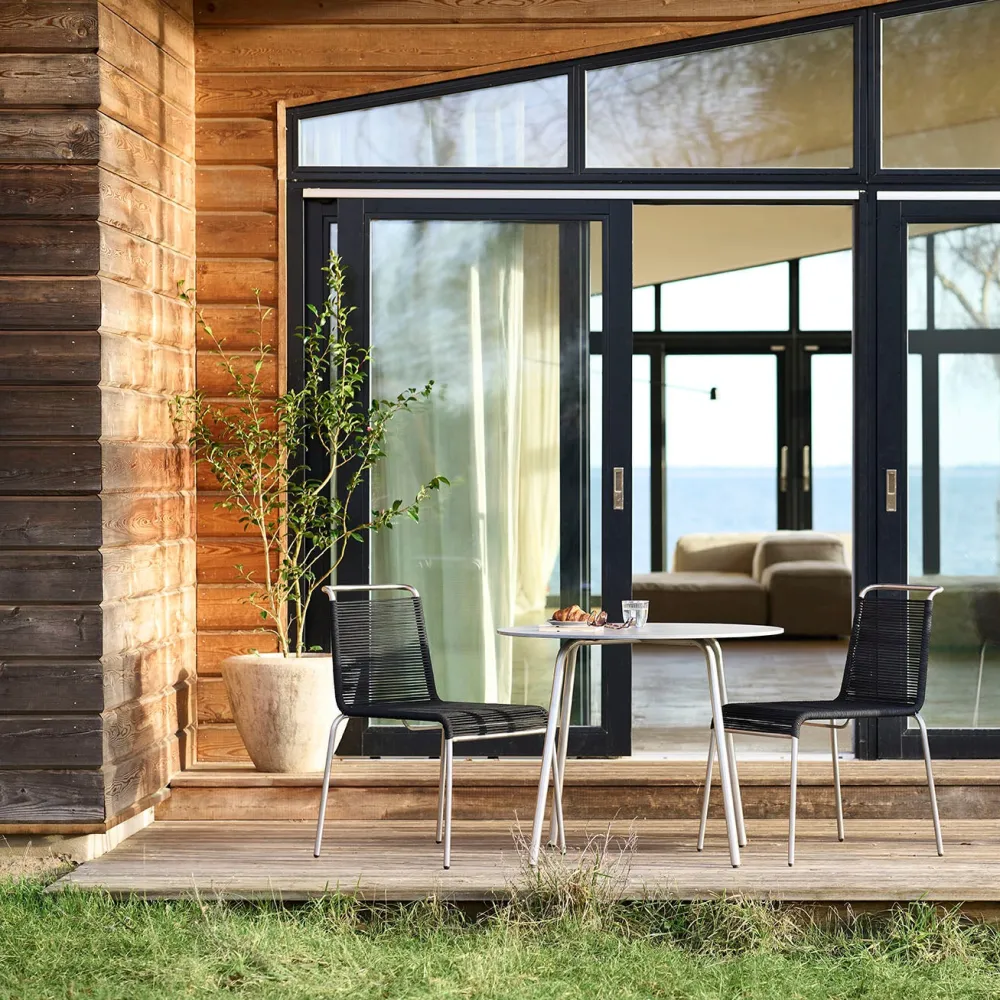 Havemøbelsæt-Salto & Sigsgaard Teglgaard - Lille Havesæt - Ø90/Sort