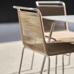 Havemøbelsæt-Salto & Sigsgaard Teglgaard - Lille Havesæt - 90x90/Brun