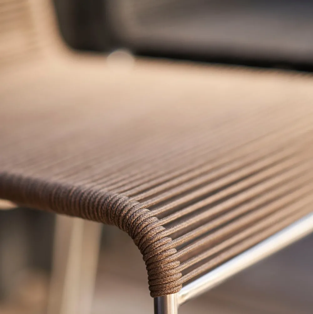 Havemøbelsæt-Salto & Sigsgaard Teglgaard - Lille Havesæt - 90x90/Brun