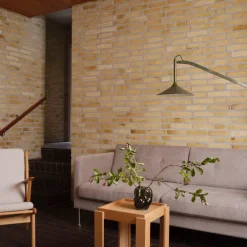 Væglamper-Laura Lange U18 Hasle - Væglampe - Kort - Olive Green