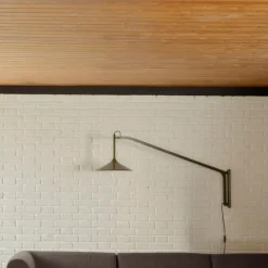 Væglamper-Laura Lange U17 Hasle - Væglampe - Lang - Olive Green