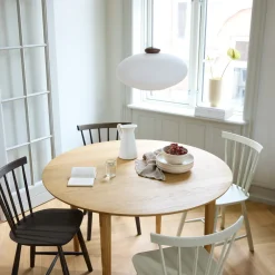 Pendler-Philip Bro U3 Hiti - Pendel - Valnød - Opalt glas