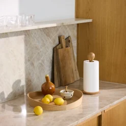 Køkkentilbehør-R7B Copenhagen V1 Kamma - Køkkenrulleholder - Eg